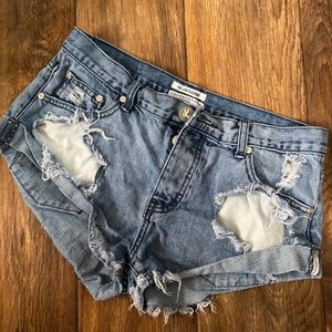 One x oneteaspoon denim shorts